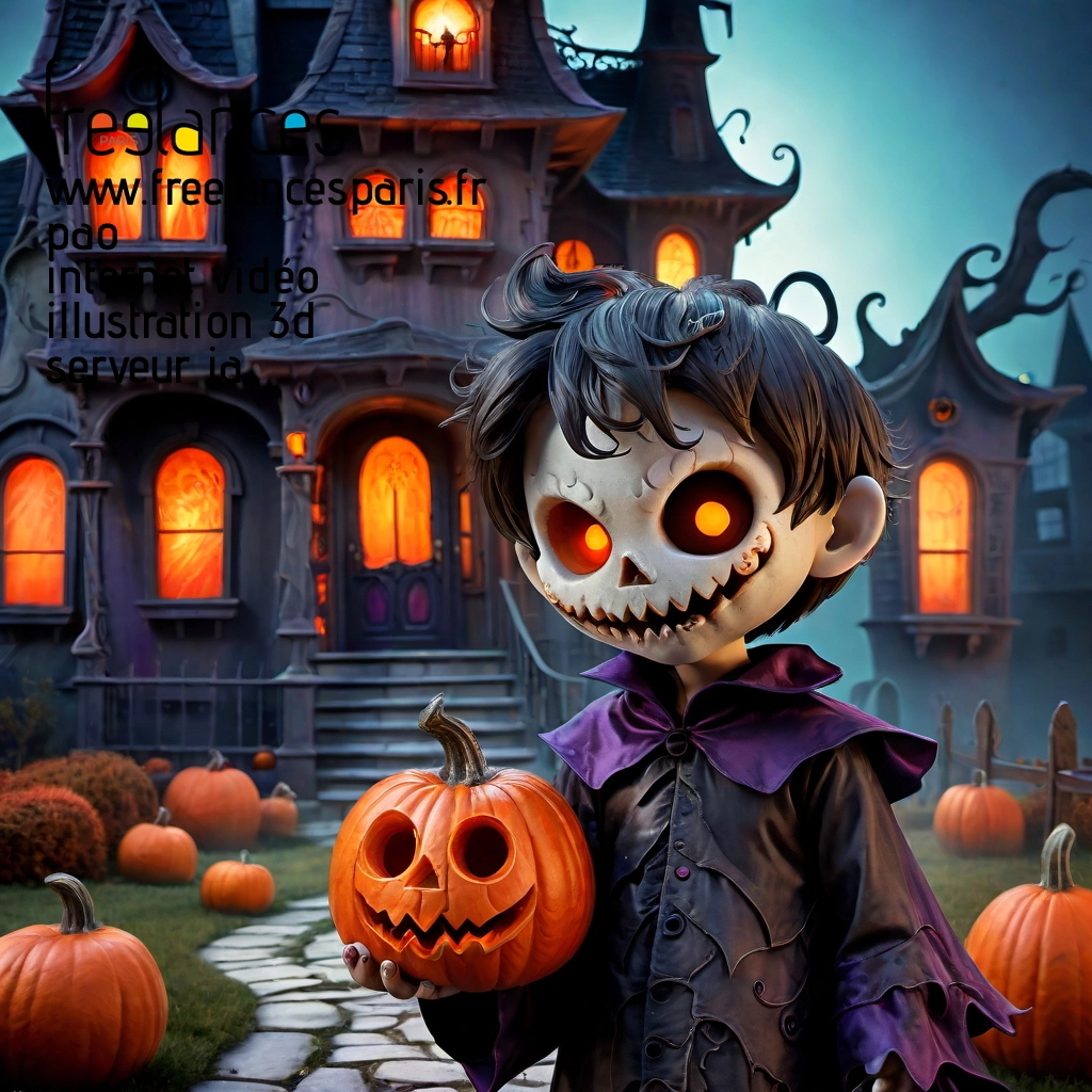 Pao mise en page internet vidéo illustration 3d serveur IA générative AI freelance paris studio de création magazines rj2pbdu0